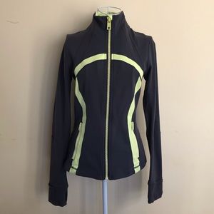 Lululemon Neon and Grey Workout Jacket